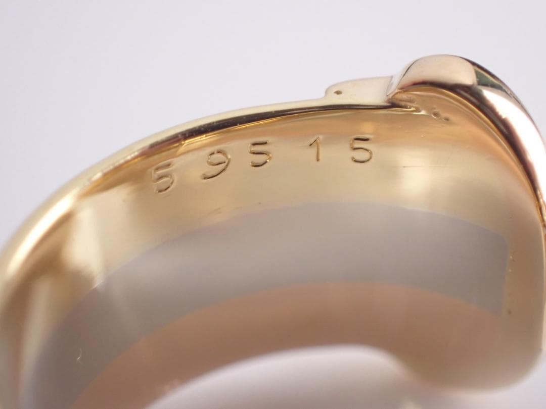 Cartier　カルティエ　C2リング　指輪　750WG/PG YG 52号