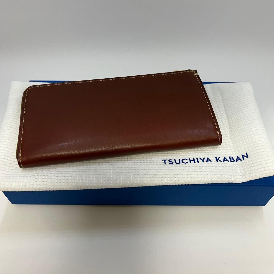 美品 土屋鞄 ディアリオ ロングLファスナー 長財布