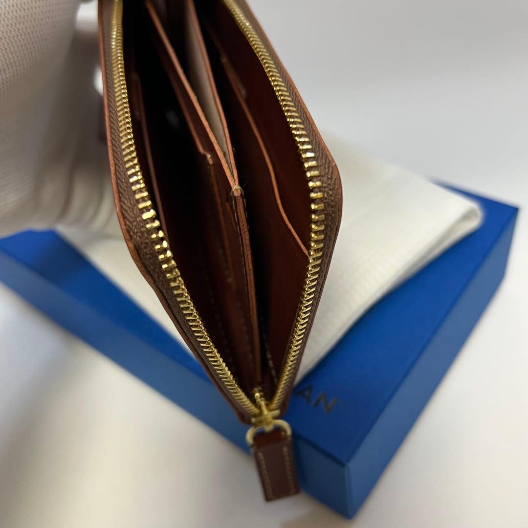 美品 土屋鞄 ディアリオ ロングLファスナー 長財布