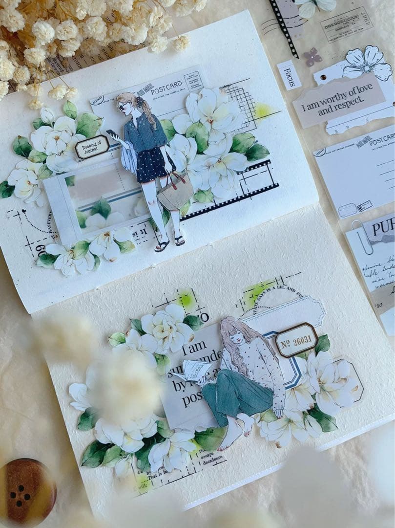 ⭐️SALE⭐️ 壹洱原创《书韵》海外マスキングテープ　マステ 【1924】