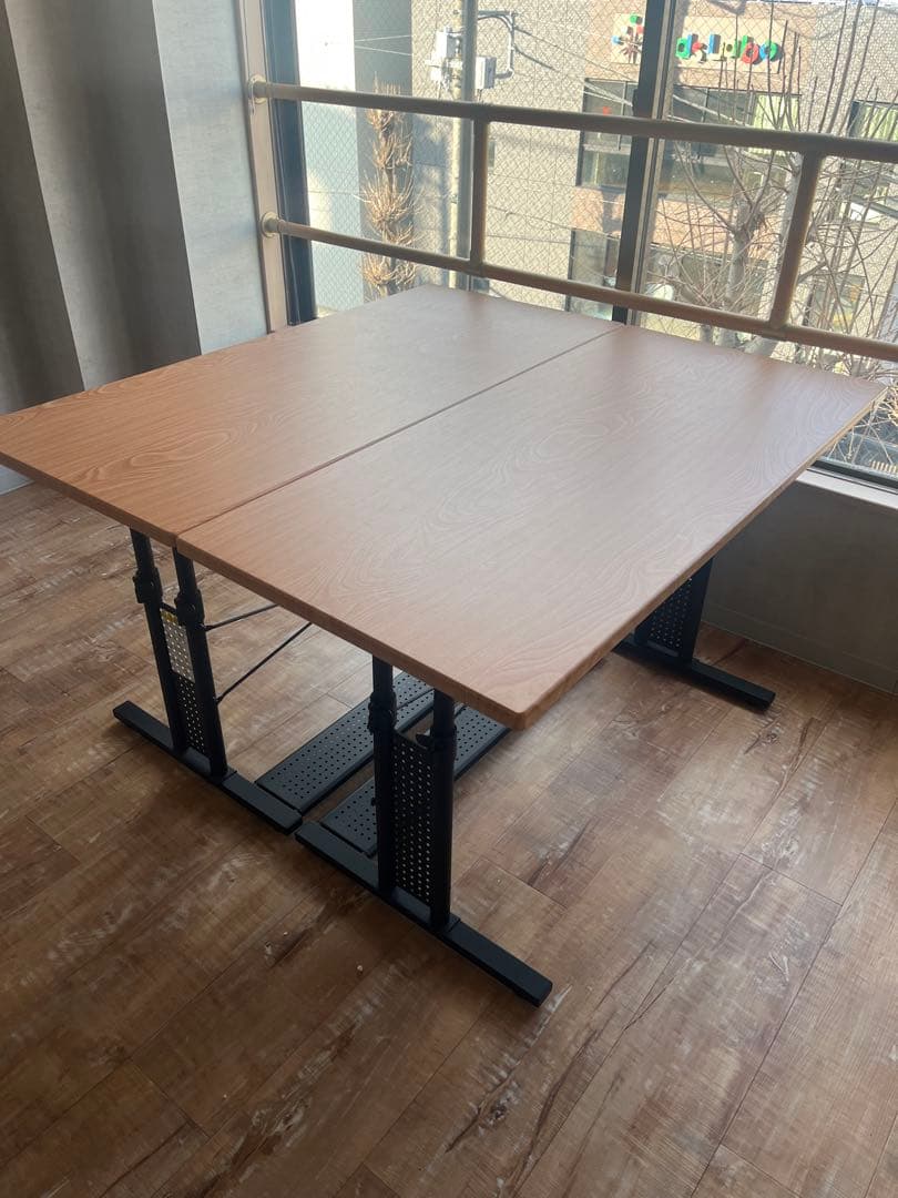 Bauhutte（バウヒュッテデスク昇降式木目 BHD-1200M-WD 5台