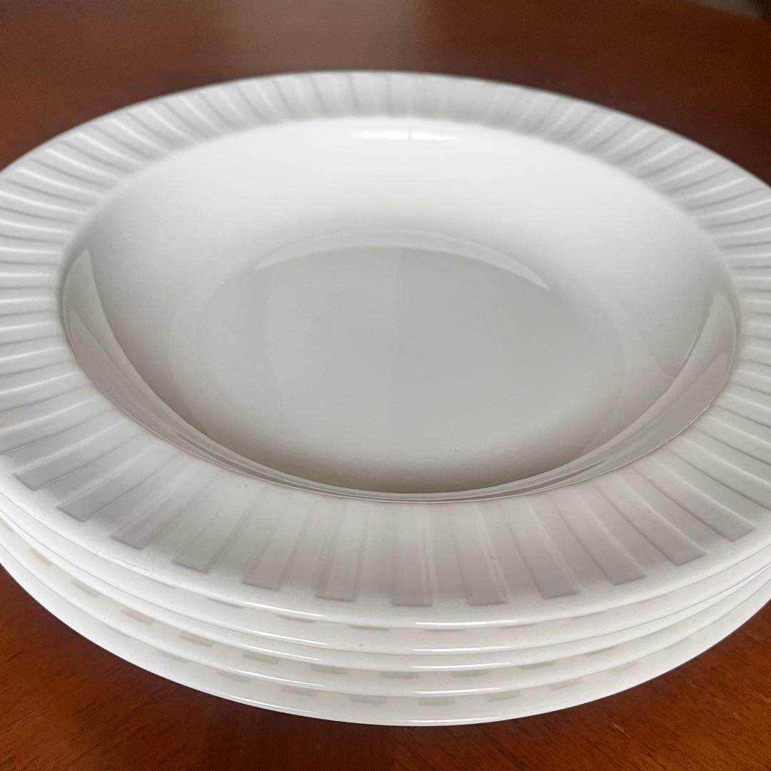 【レア美品】英国製　ウェッジウッド★ナイト＆デイ★大きな深皿　5枚