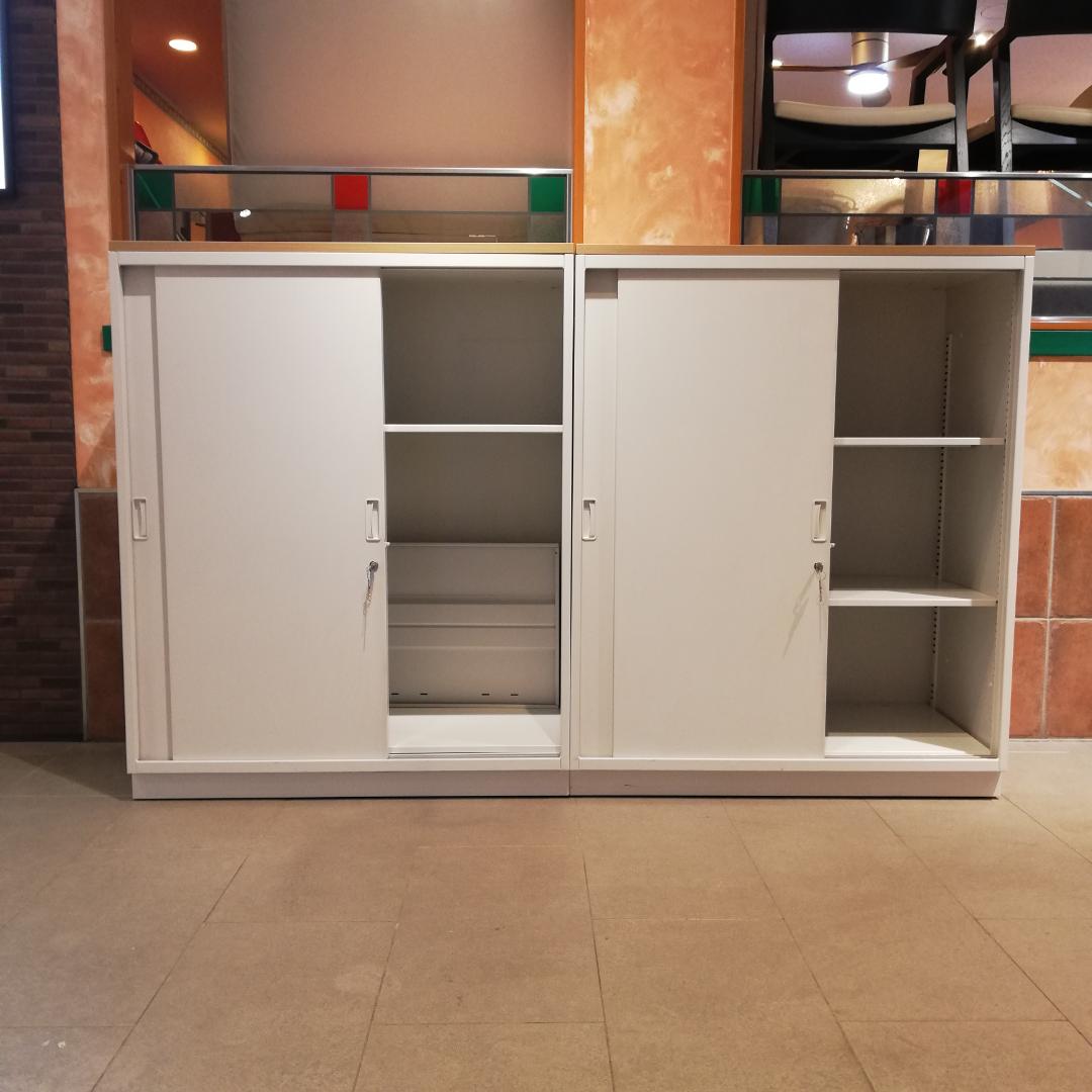 美品♠シンラインキャビネット HTM-109GSN-W9　上板付き　B