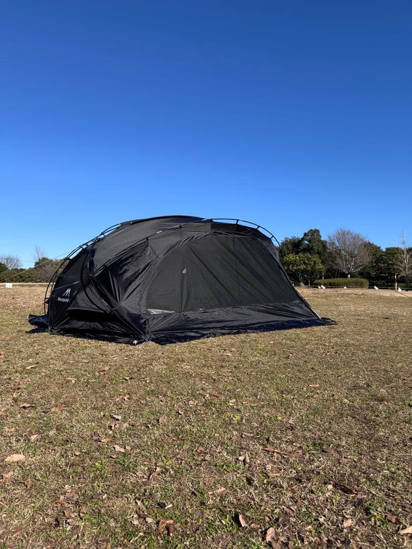 ！タイムセール！マウンテンハイカー シェルターテント 黒