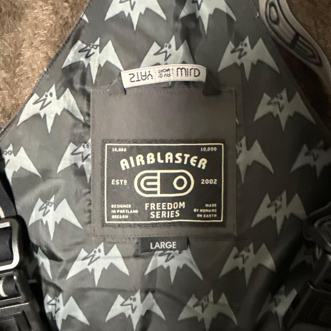 美品 AIRBLASTER スキー・スノーボードウェア ビブパンツ ブラウン L