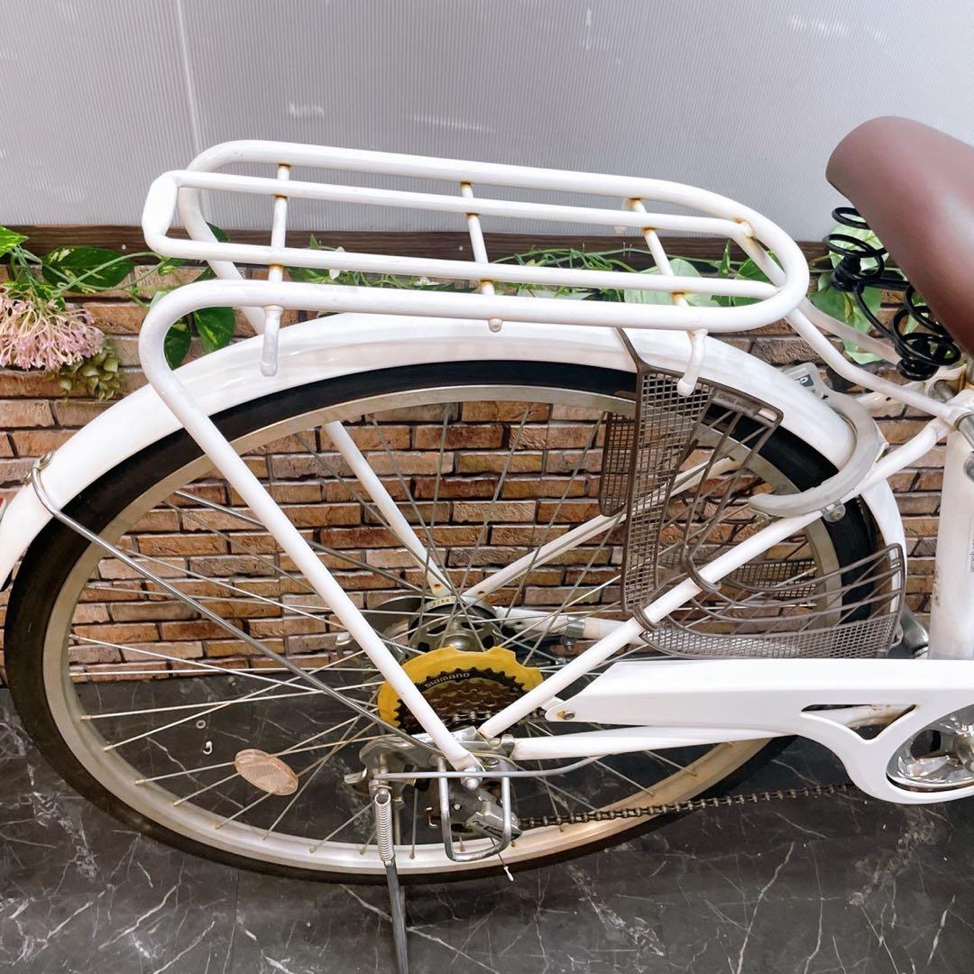 【68】一般車 ママチャリ マルイシ ホワイト 27インチ