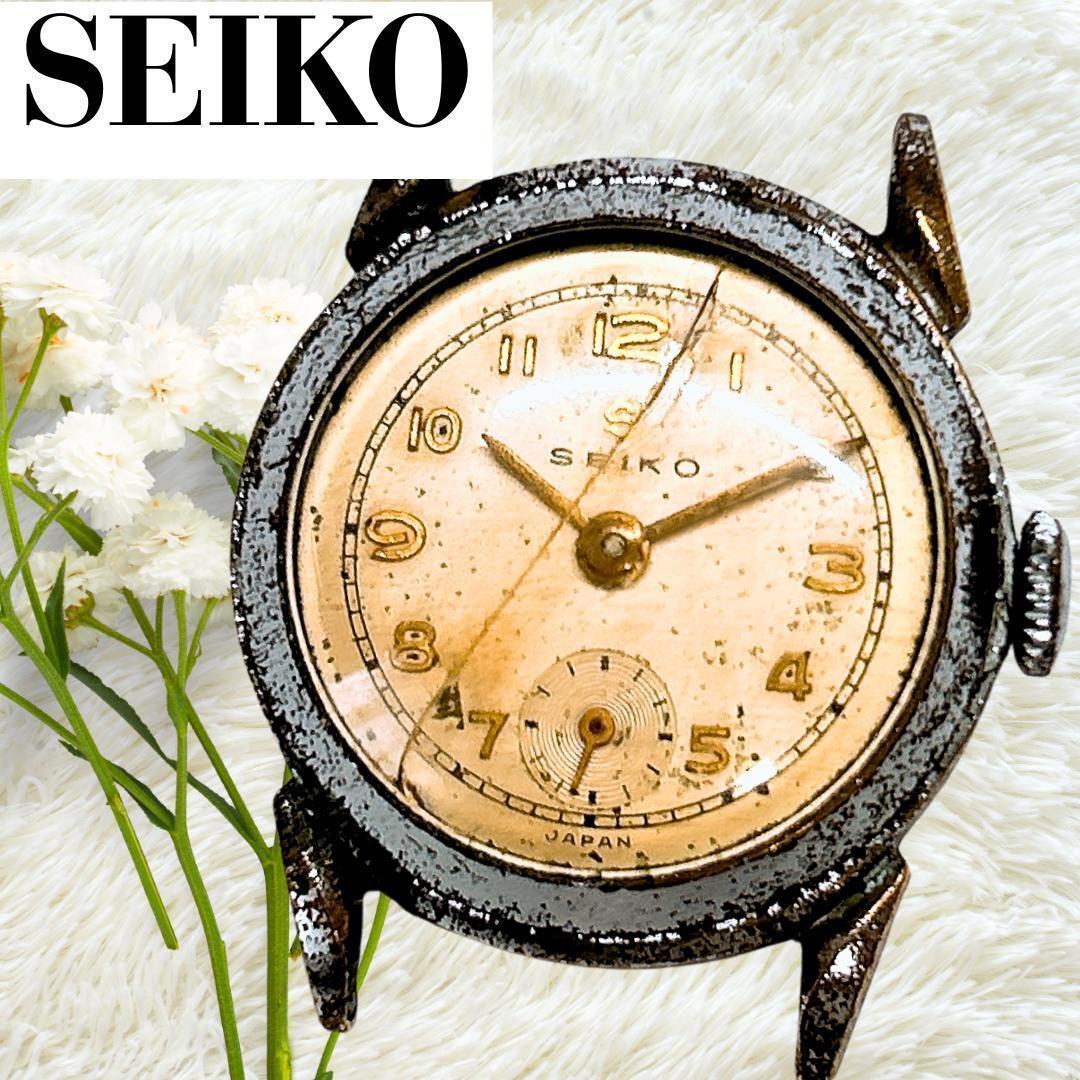 稼働 セイコー SEIKO 文字盤のみ スモールセカンド 手巻き時計 S.D.N