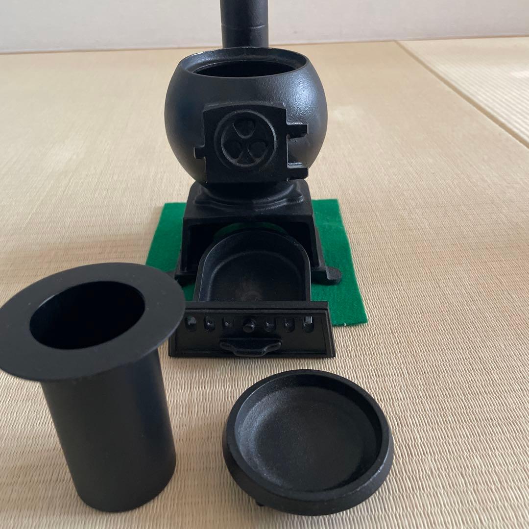 た*ん様 JR ストーブ型オブジェ 黒　ダルマストーブ　JR北海道