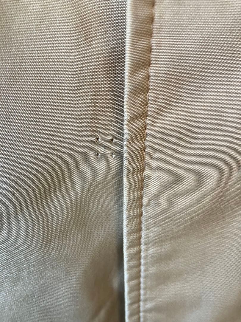 【アクアスキュータム】トレンチコート　オセロット柄FUR 毛皮付き　ヒョウ柄毛皮