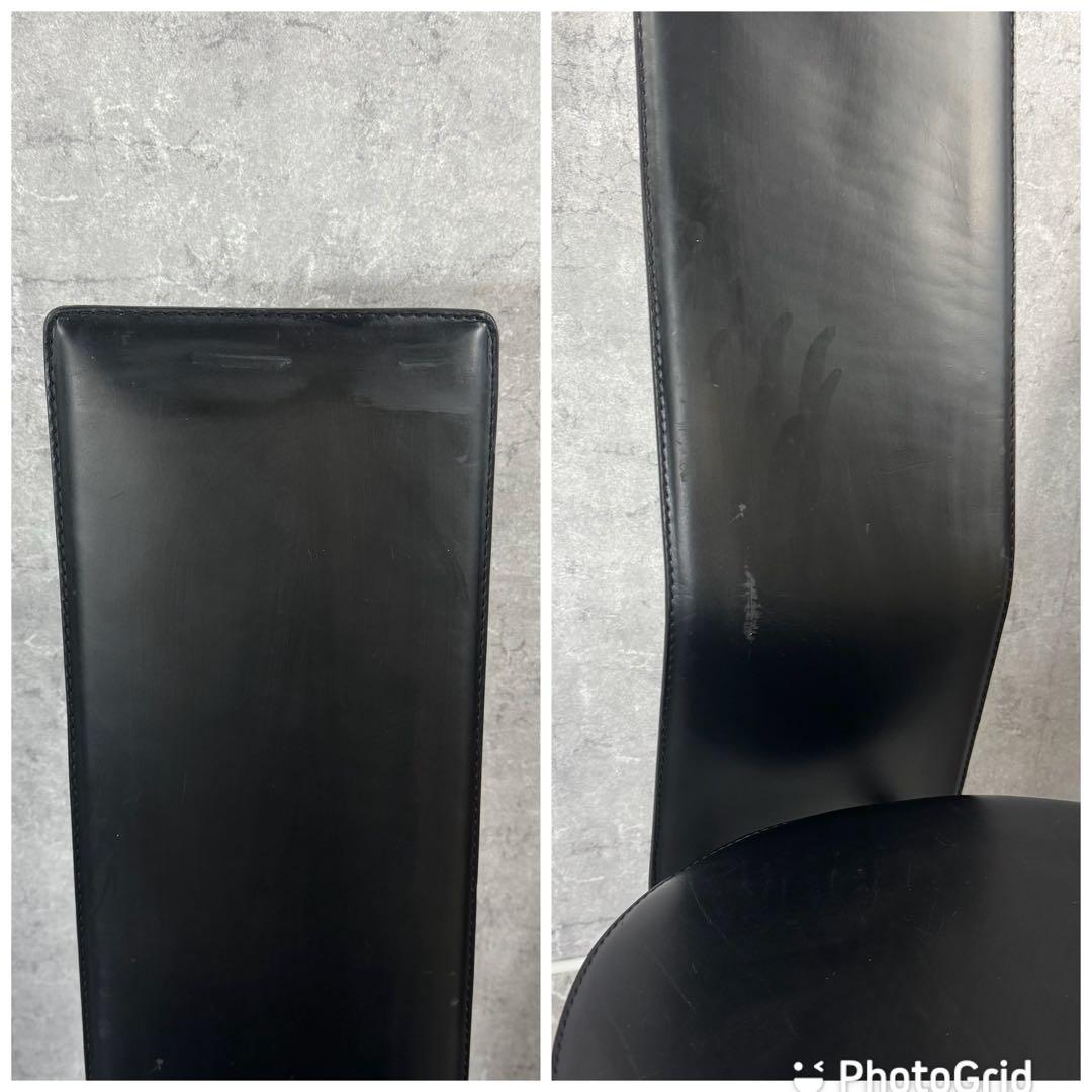 イタリア製 ACTUS fasemハイバックチェア 本革