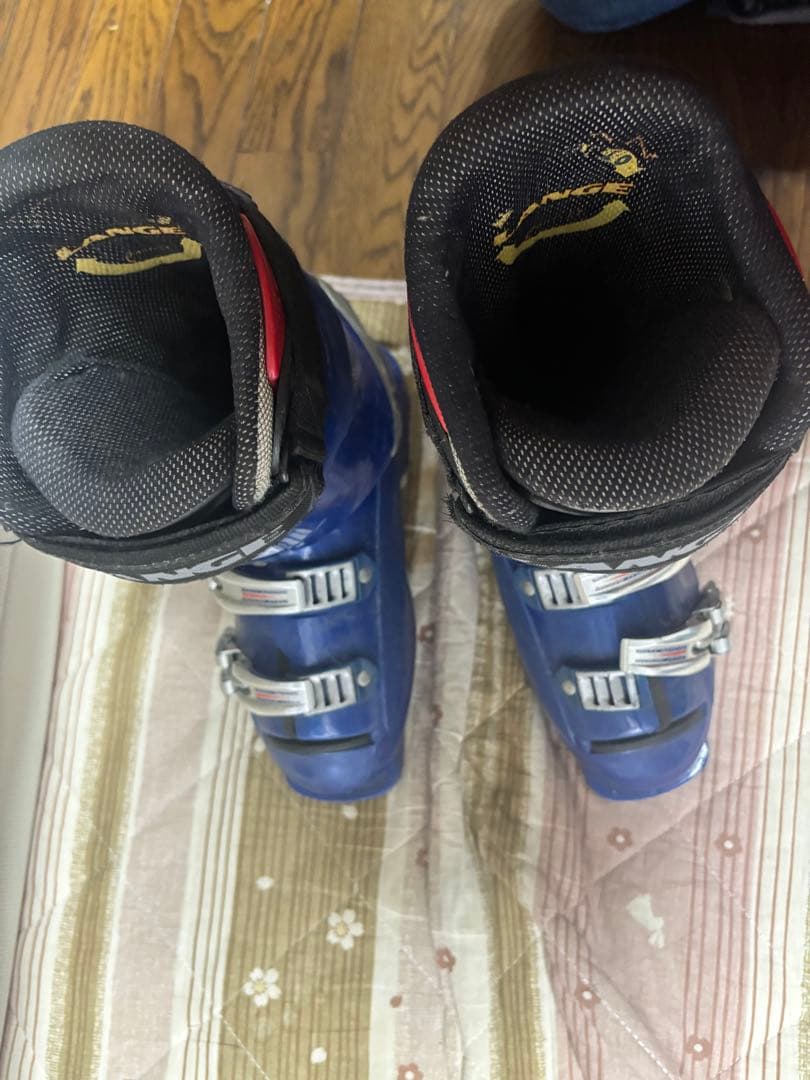 Lange スキーブーツ 青 4バックル