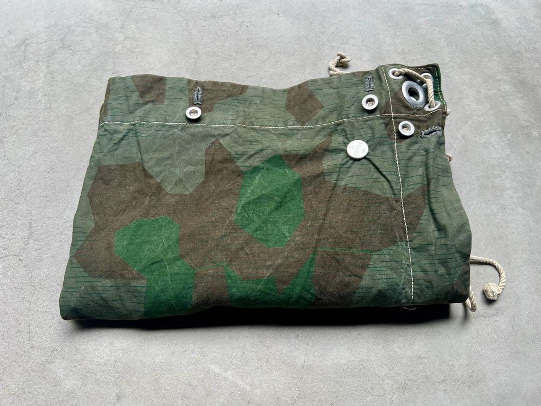 1940年製 スイス軍幕 スプリンターカモ ツェルトバーン ミリタリー テント