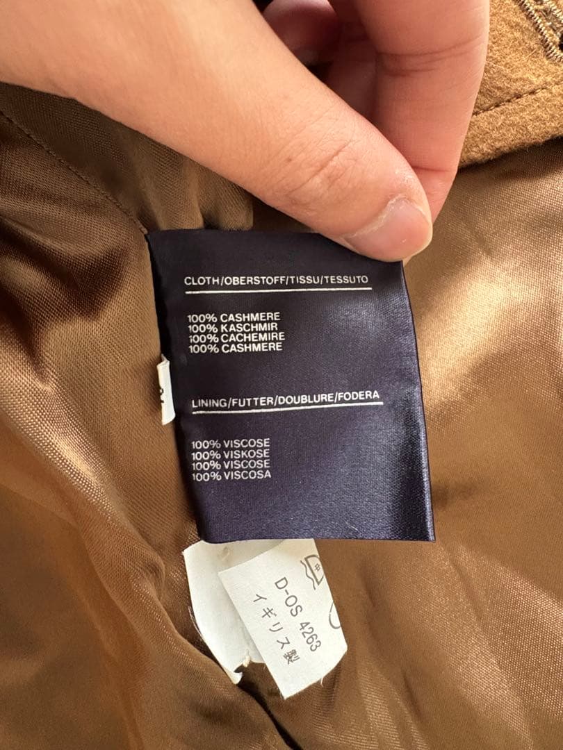 ジャケット・アウター INVERTERE / Cashmere 100 Balmacaan Coat