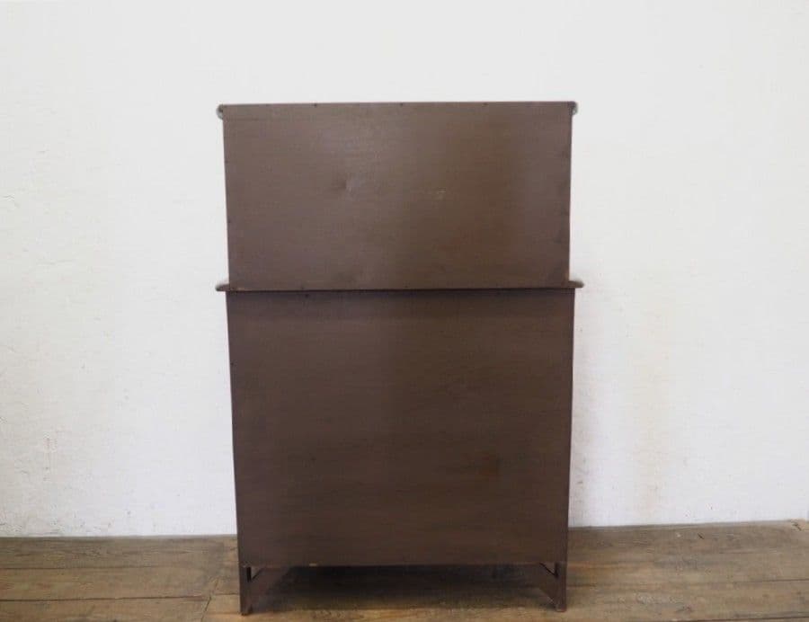 1190 ヴィンテージ　キャビネット　飾り棚　食器棚　英国アンティーク調　ケース