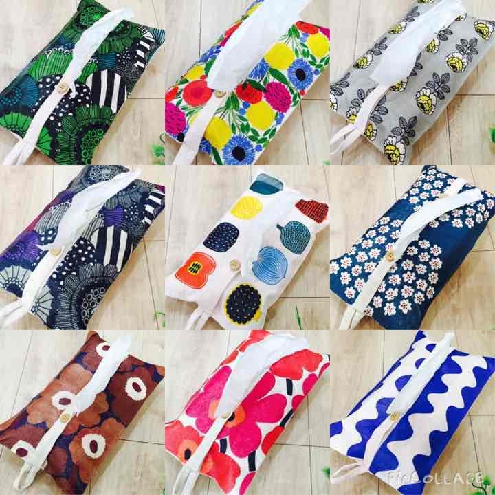 オーダー締め切り！マリメッコ ティッシュカバー☆北欧ムーミンIKEA好きな方