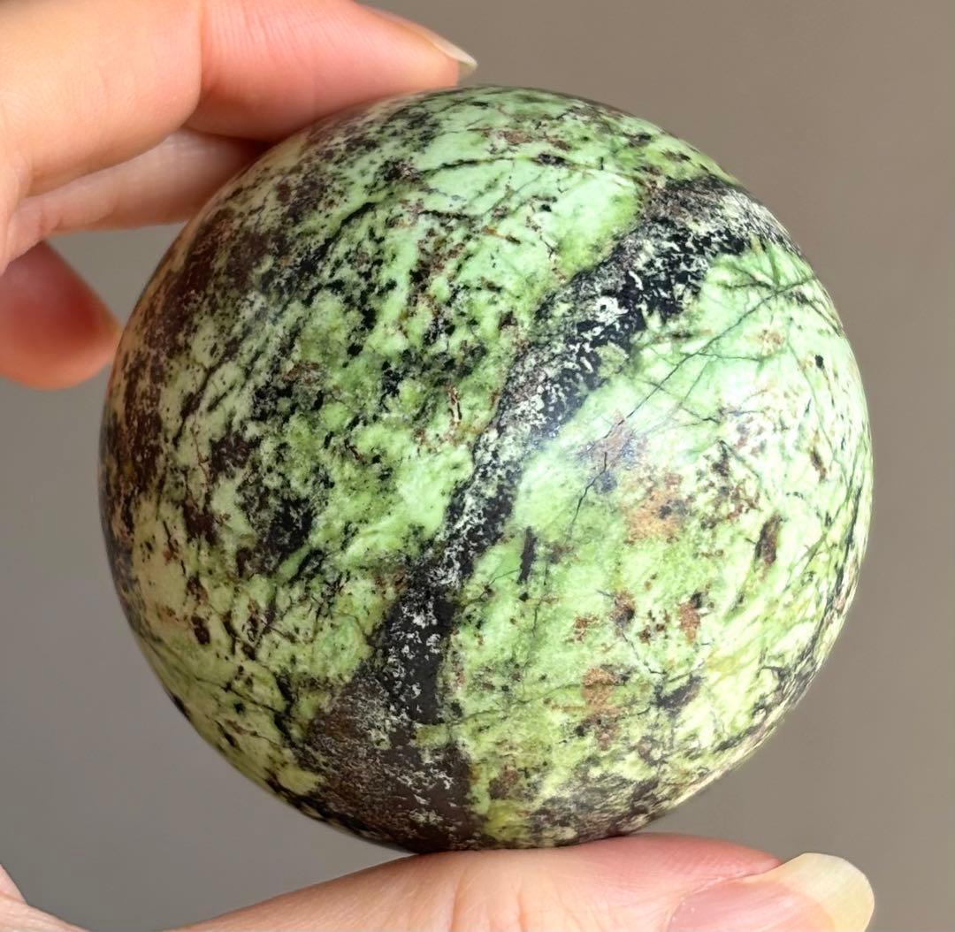 レア　高品質　オーストラリア　グリーンオパール　スフィア
