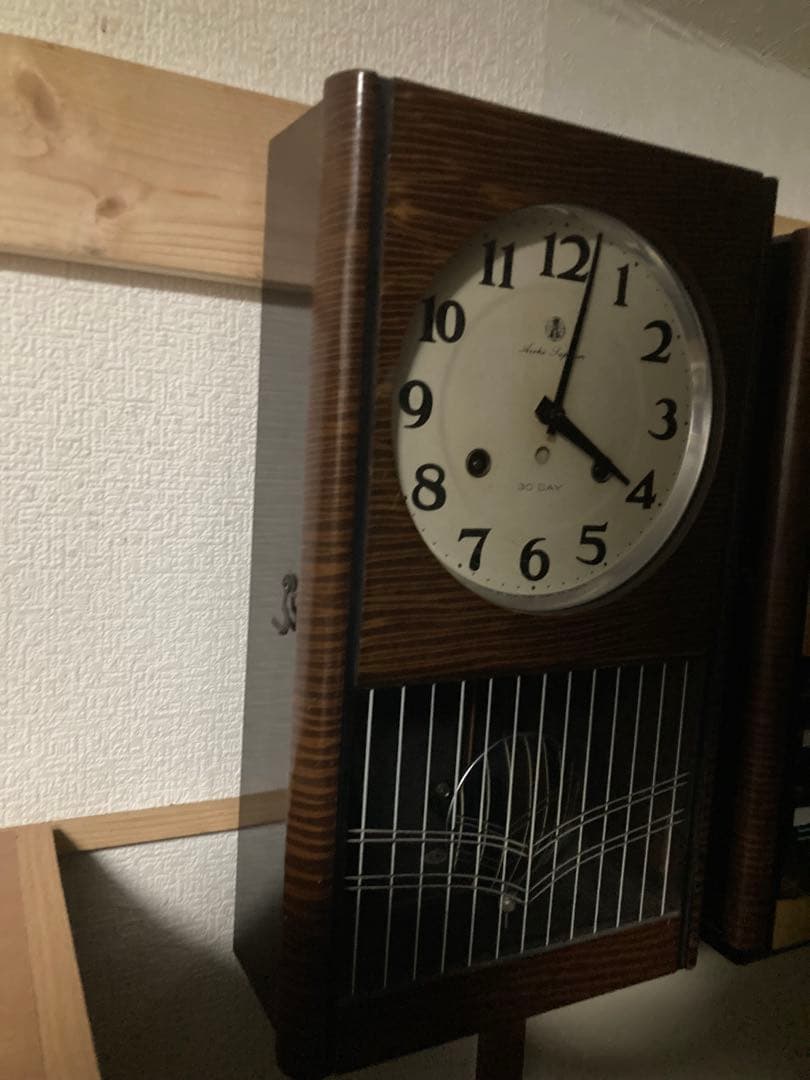 愛知時計電機 30DAY巻 柱時計 superior稼働中