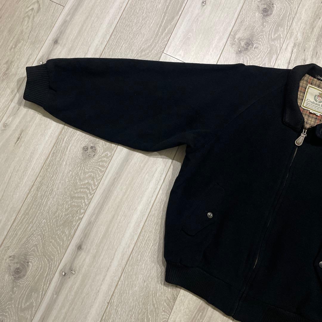 90s 日本製 グラハムヒル スイングトップ ハリントンジャケット L ブラック