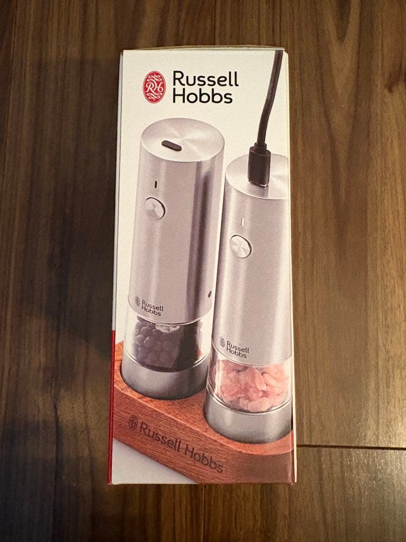 【新品未使用】Russell Hobbsラッセルホブス 電動ミル 充電式