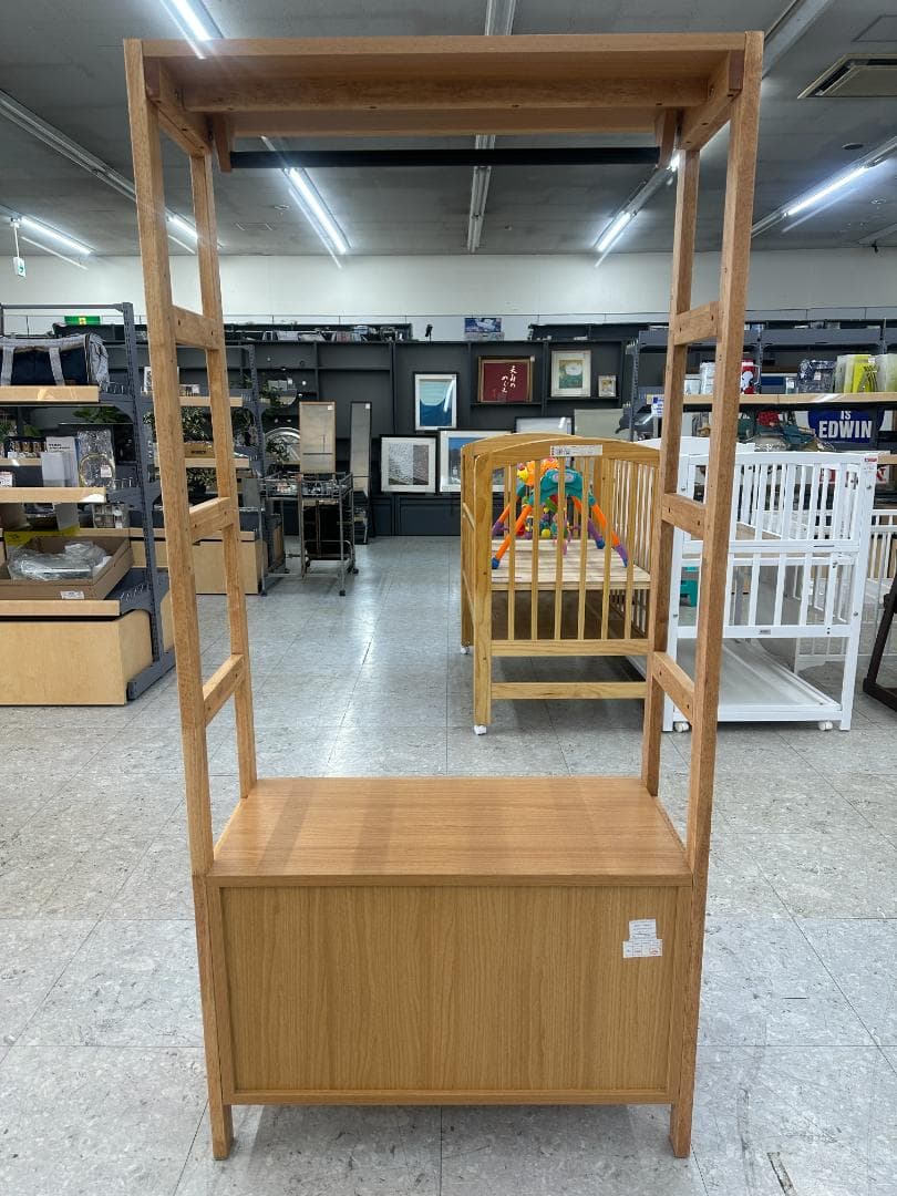 ニトリ　ワードローブ　アルナス２　ブラウン　天然木