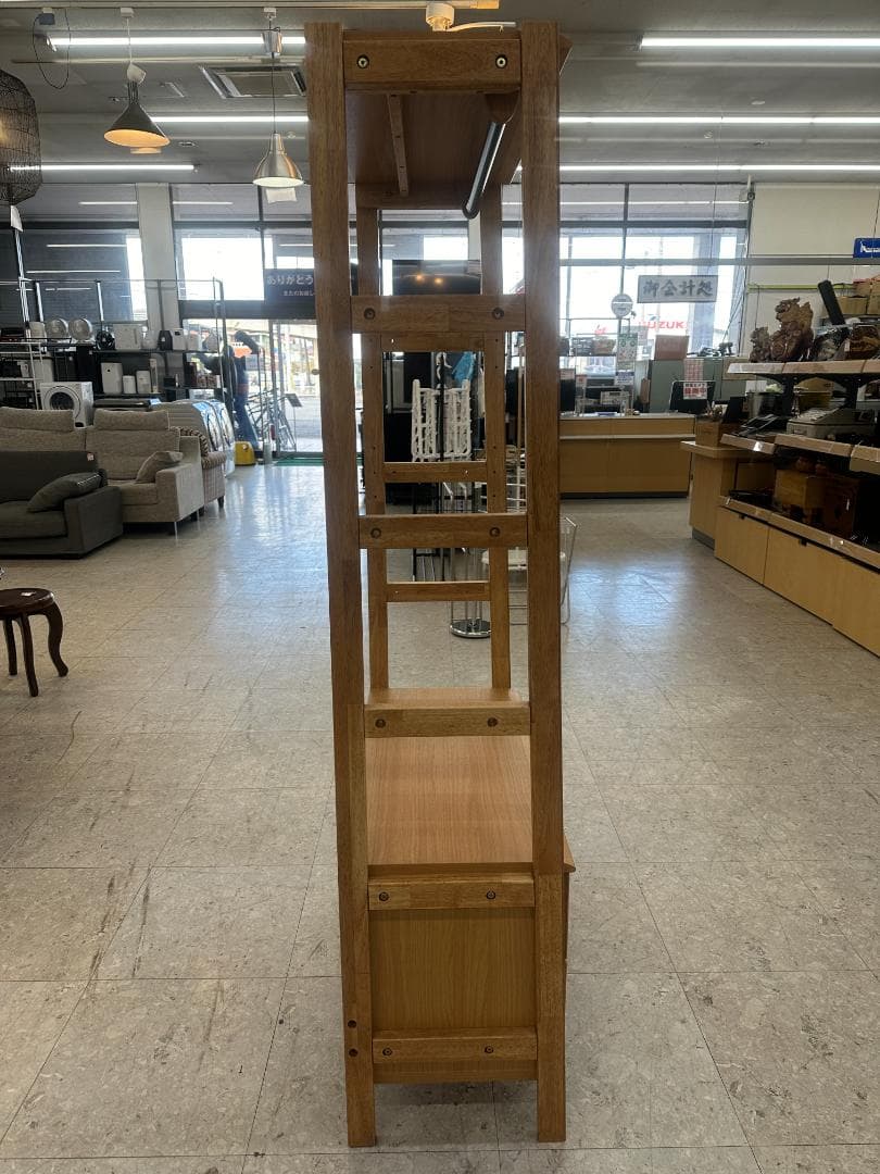 ニトリ　ワードローブ　アルナス２　ブラウン　天然木