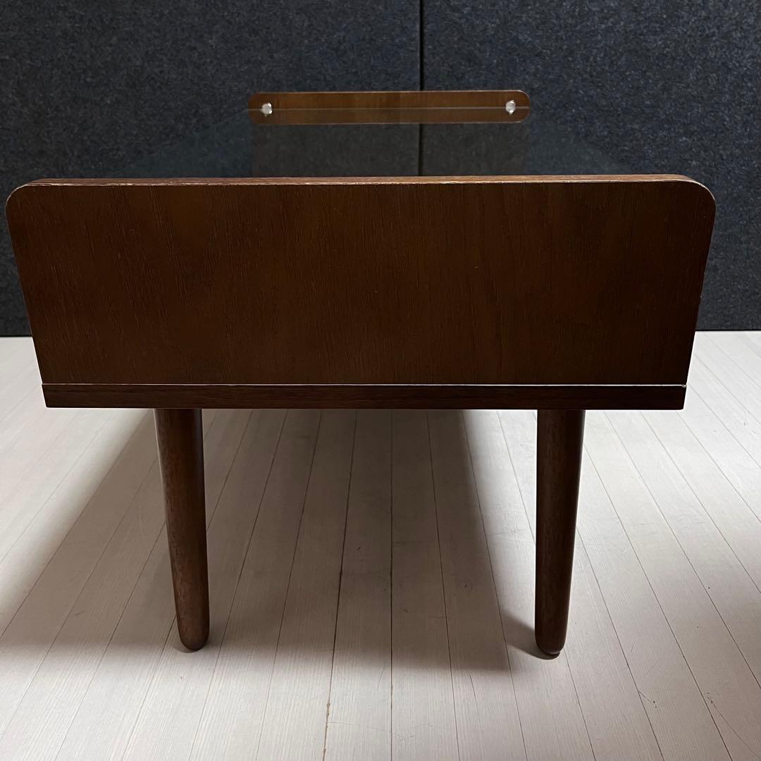 天然木　オーク材　Gigi ジジ　ガラステーブル　センターテーブル　アンティーク