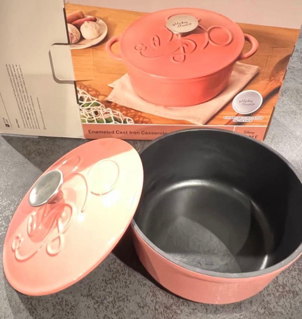 公式SOLDOUT 新品ＭＥＹＥＲディズニー♡キャストアイアン両手鍋 ２０cm