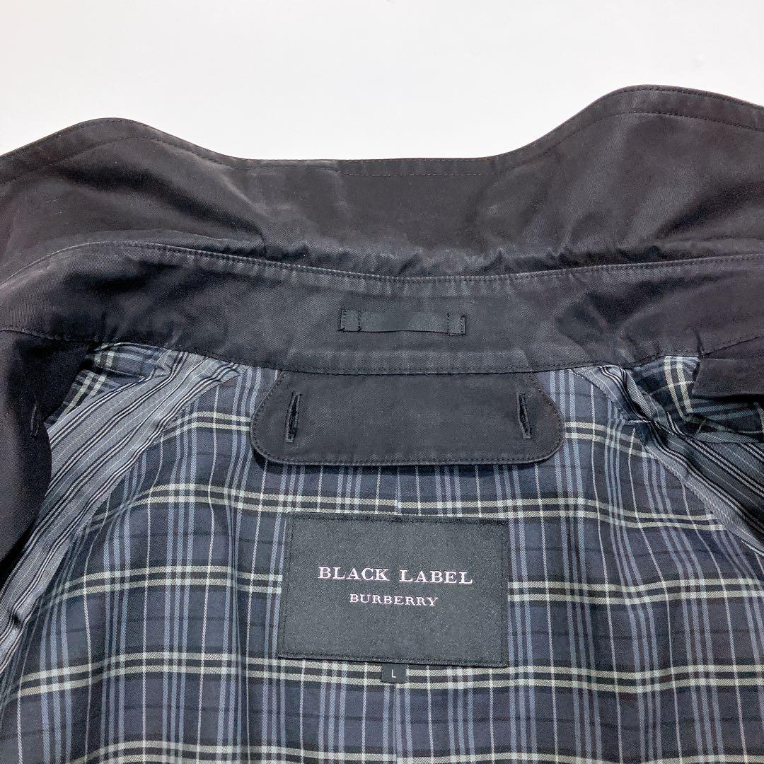 【逸品】バーバリーブラックレーベル　ロングトレンチコート　ライナー付　 Lサイズ