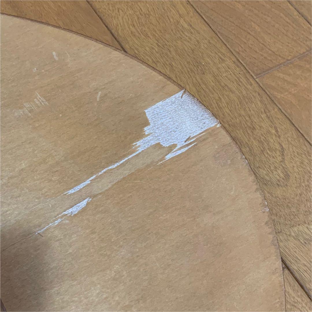 楕円形　猫脚　ローテーブル　センターテーブル　アンティーク風　猫足