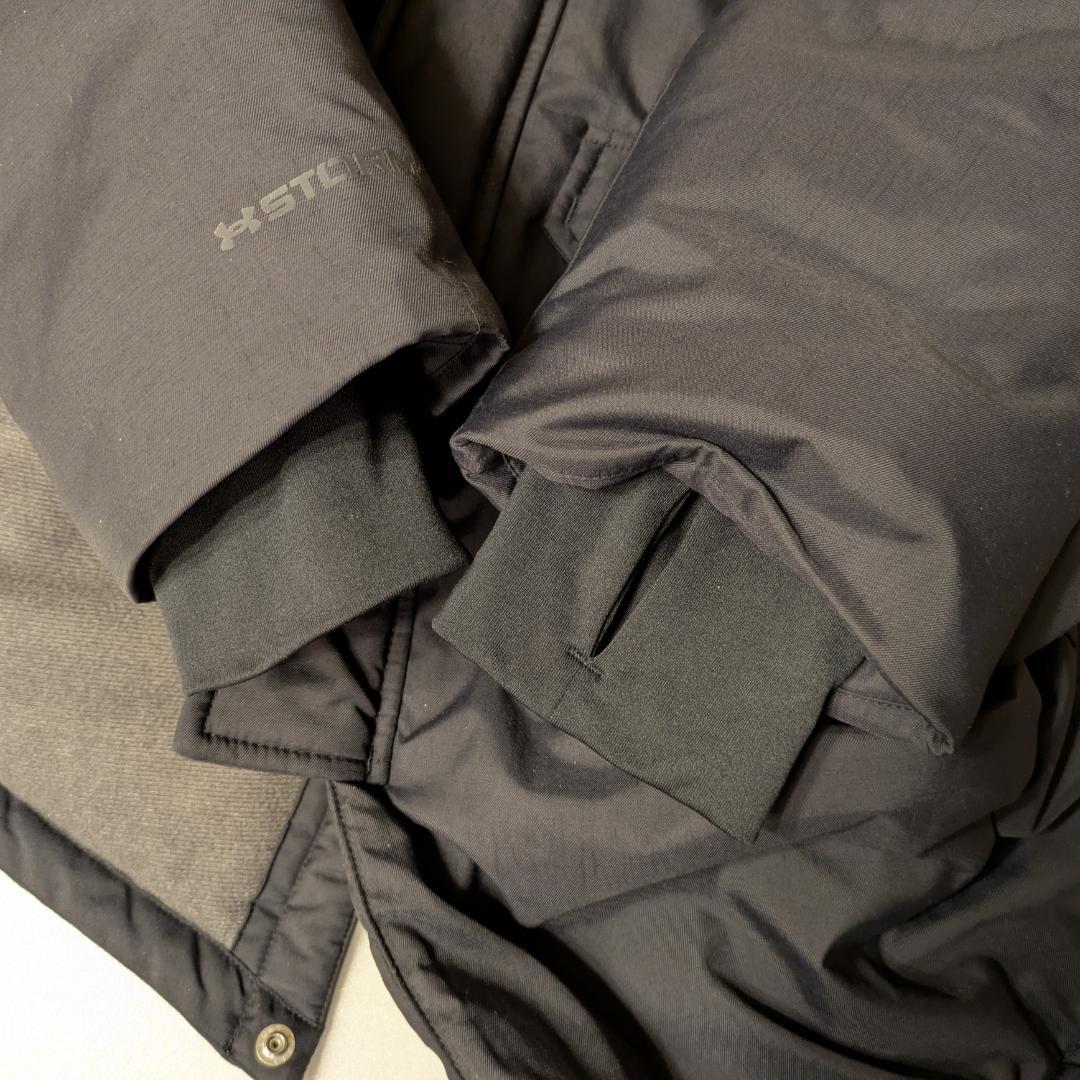 【美品】アンダーアーマー ベンチコート UA Long Coat 　L