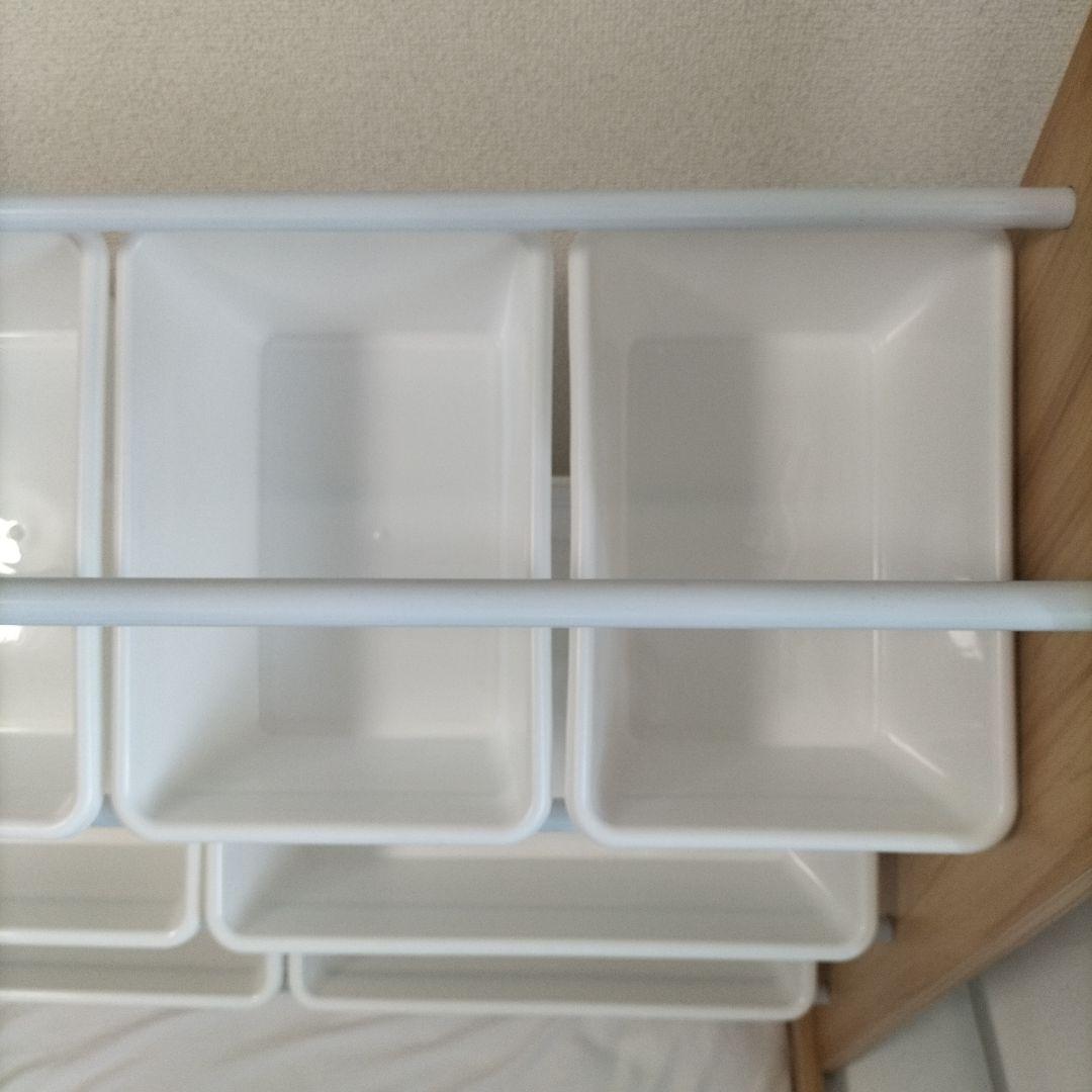 箱入れ替え可能　収納棚　12ケースタイプ　木目調