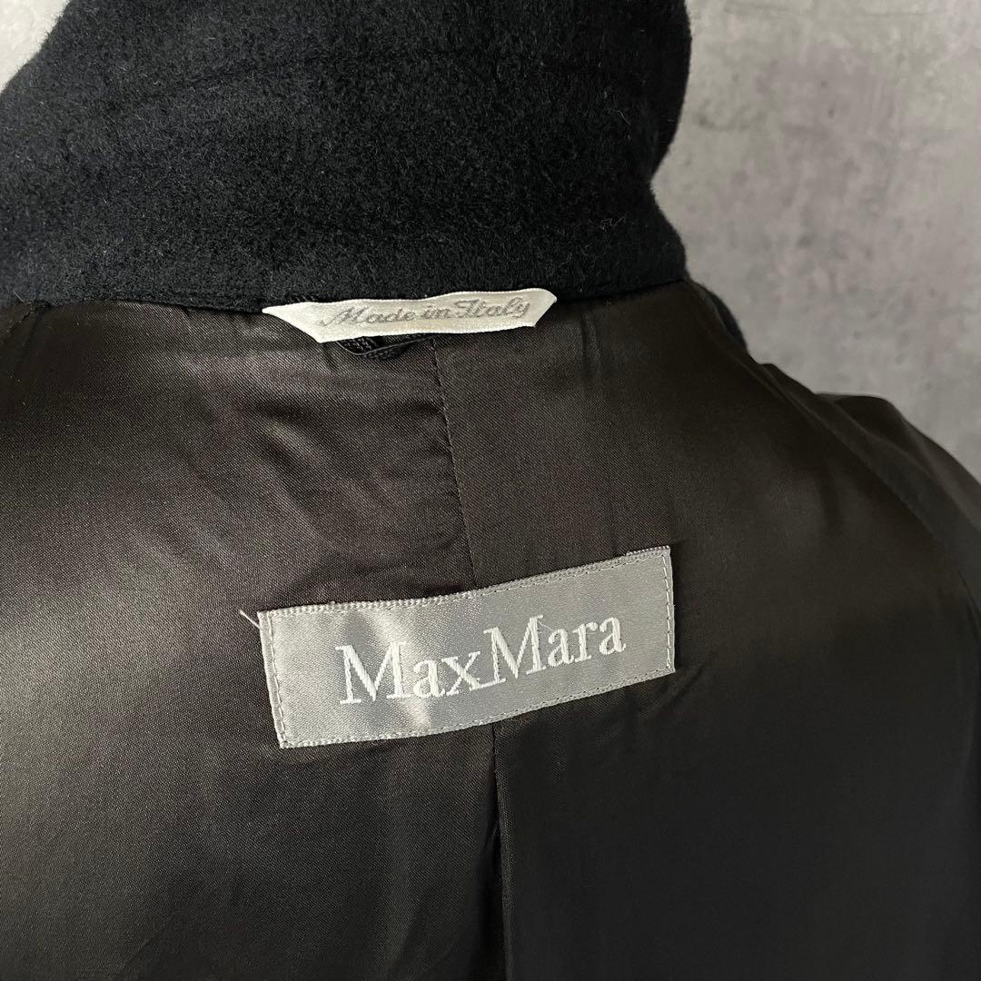 【最高級】MAXMARA 白タグ バージンウール ロングコート イタリア製 40