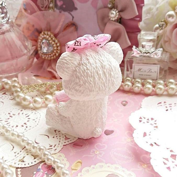 大きなテディベアアロマストーン モノグラム♡