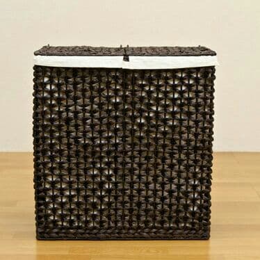 ランドリーバスケット　2分別　BR/NA