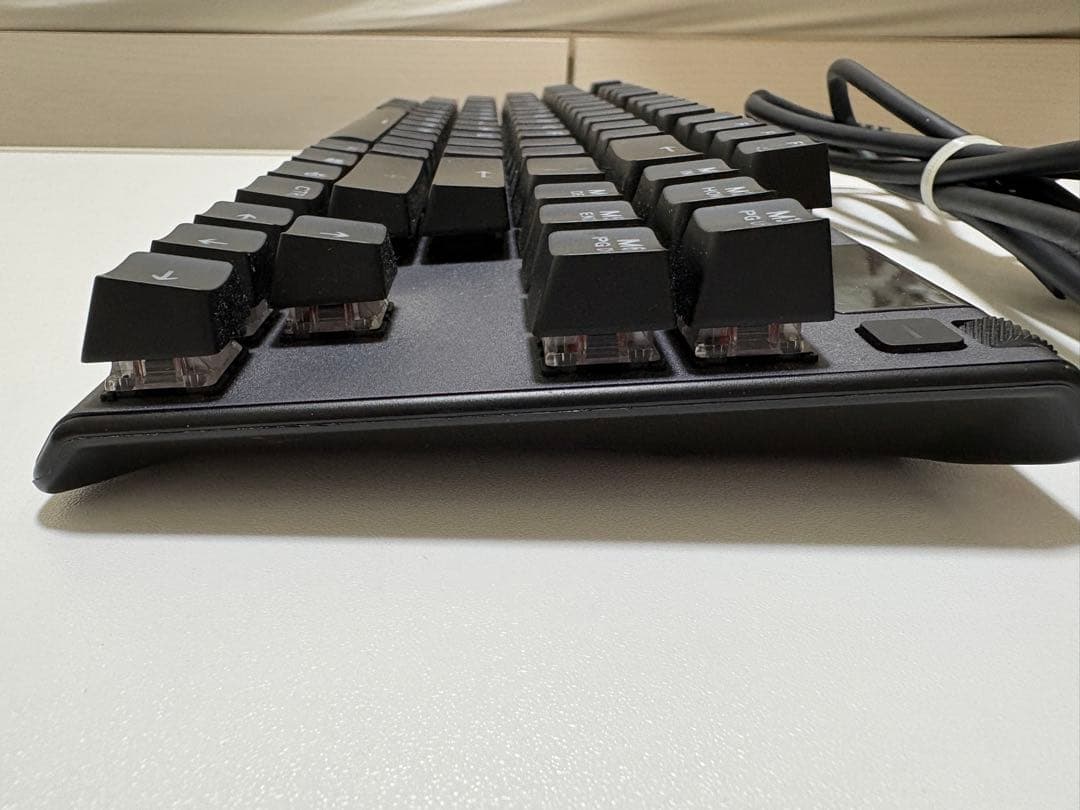 美品SteelSeriesゲーミングキーボード有線 ApexPro英語配列tkl