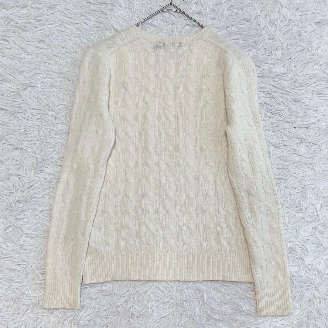 ポロラルフローレン ケーブルニット カシミヤ混 ポニー刺繍 ロゴ クルーネック