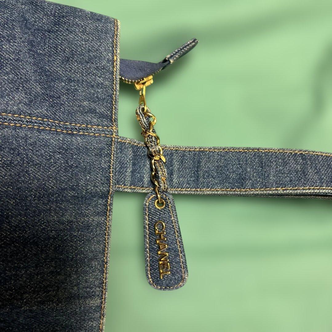 ビンテージCHANEL デニム トートバッグ