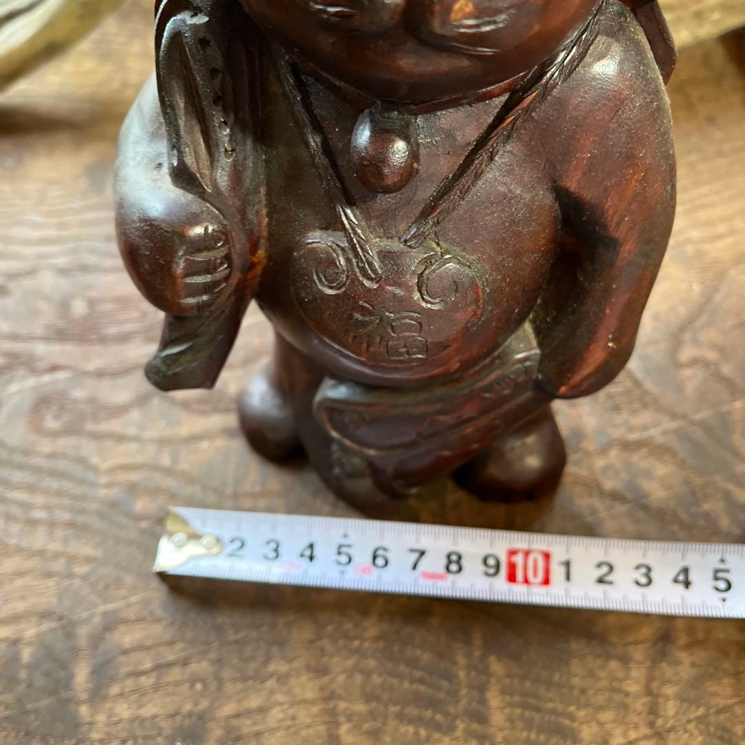 木製／招き猫／置物／縁起物／希少／アンティーク／ヴィンテージ