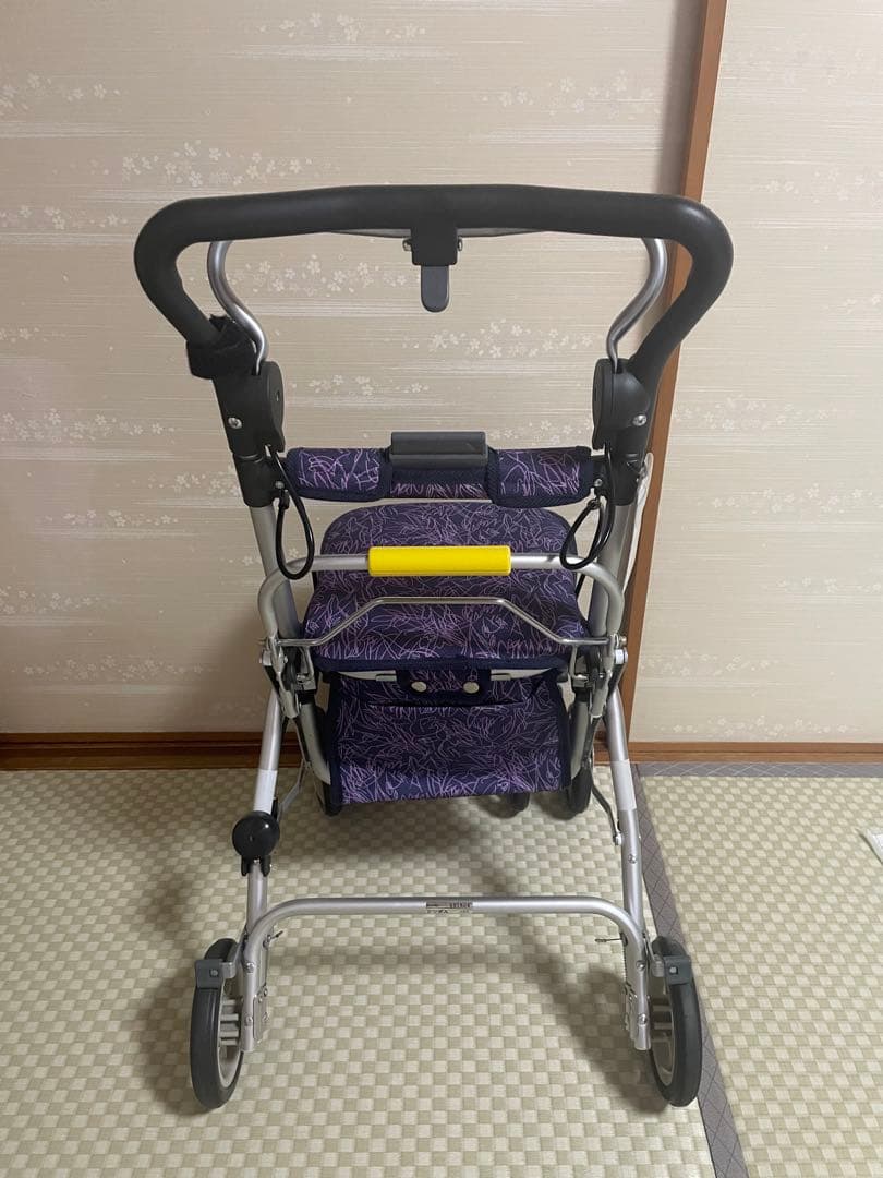 極美品　須恵廣工業 シルバーカー スイートIII ダークパープル 668