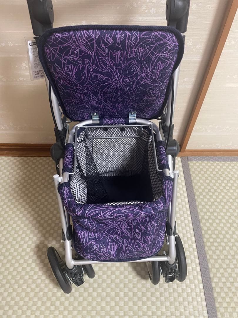 極美品　須恵廣工業 シルバーカー スイートIII ダークパープル 668