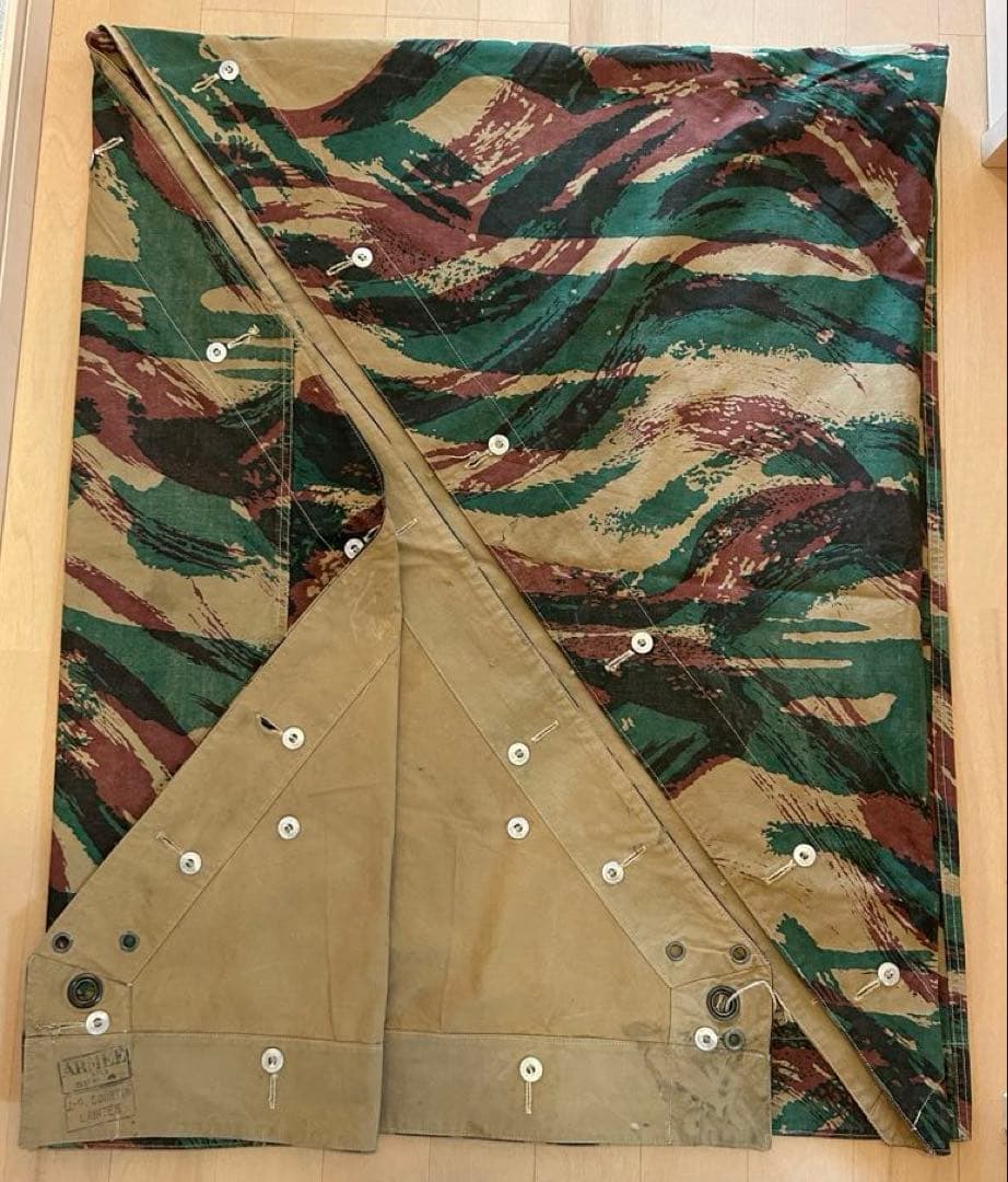 フランス軍幕　ツェルトバーン　リザードカモ　1枚