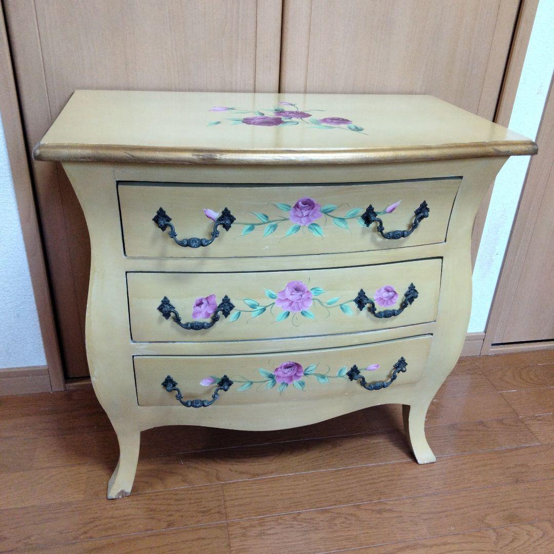 アンティーク 猫脚 キャビネット 棚 チェスト 花台 サイドテーブル インテリア