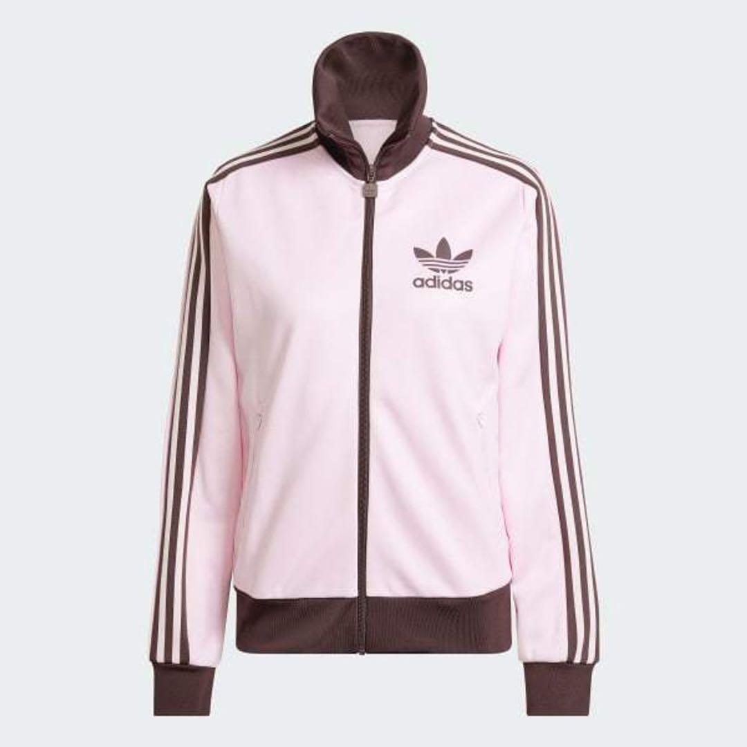 【美品】adidas トラックジャケット ピンク/ブラウン　ベッケンバウアー