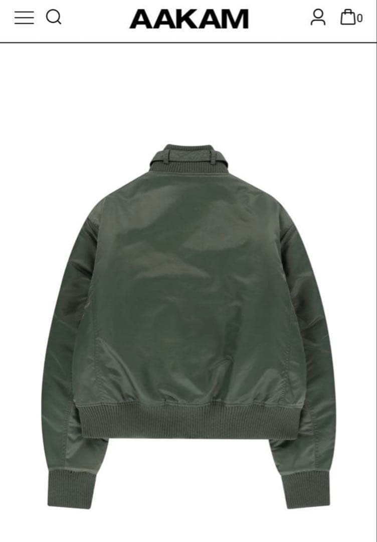 AAKAM MA-1ジャケット 2サイズ