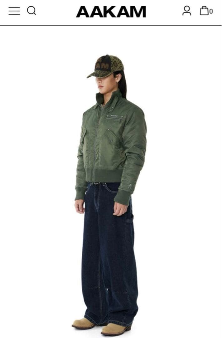 AAKAM MA-1ジャケット 2サイズ