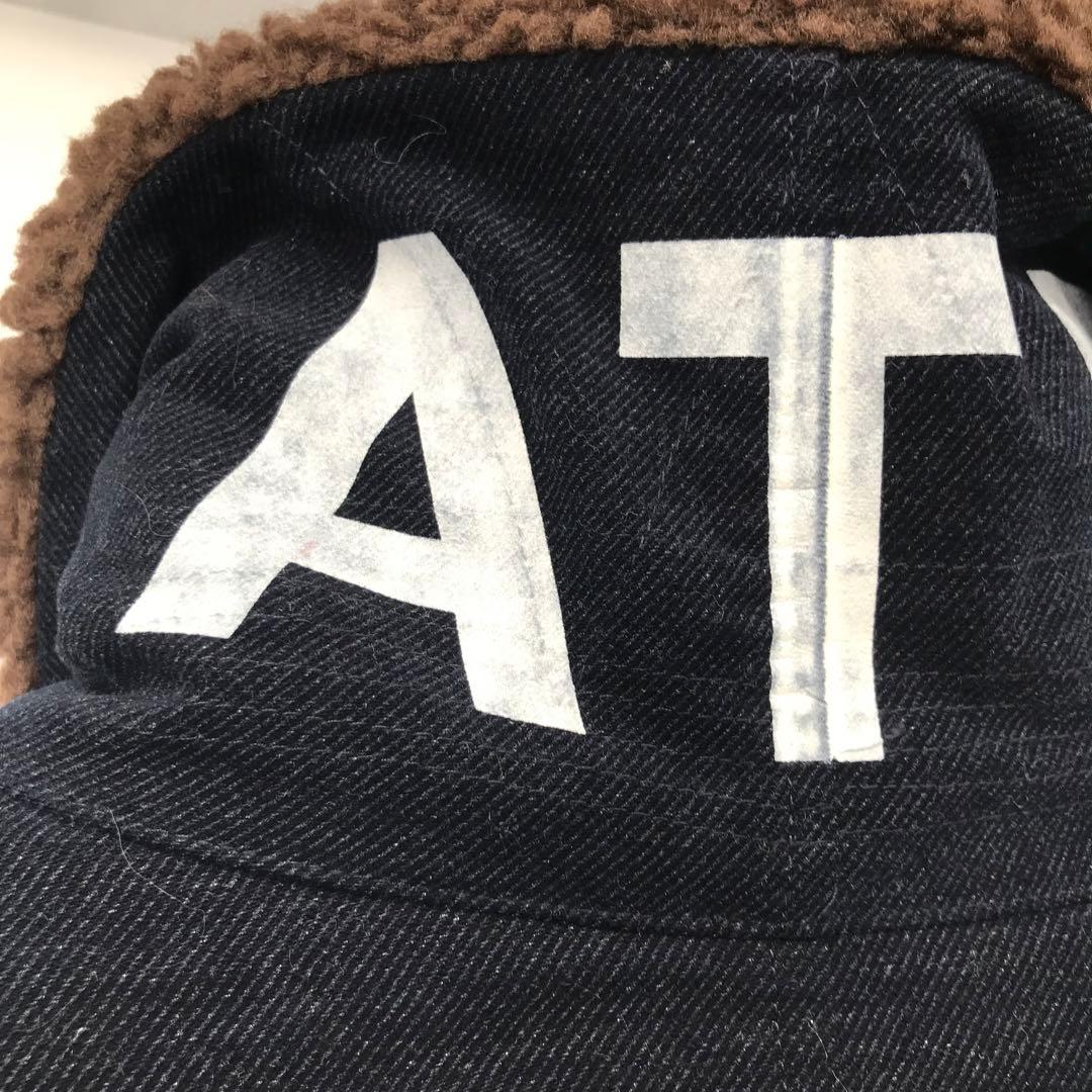 アットダーティー　コート　XL　ネイビー　ボア