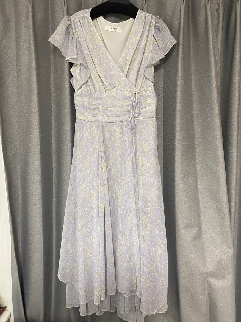 herlipto フリルワンピース　ラベンダー