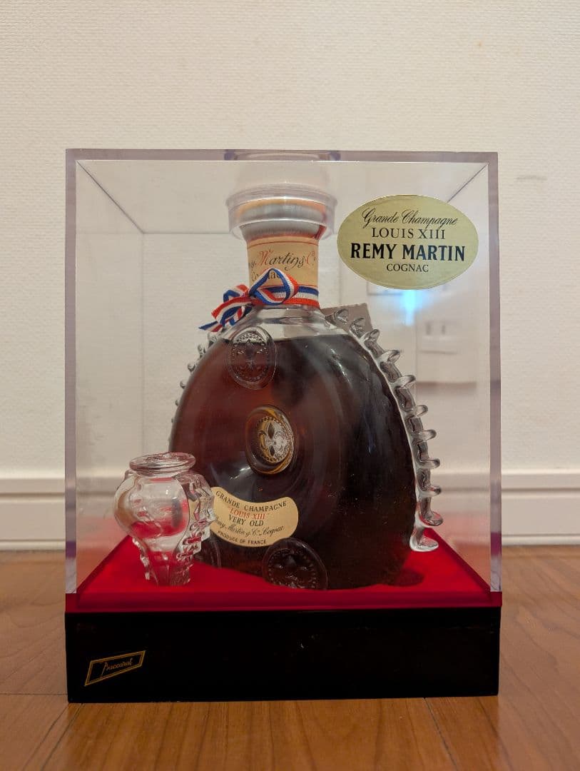 【液面良好】レミーマルタンルイ13世　バカラ替栓　ベリーオールド