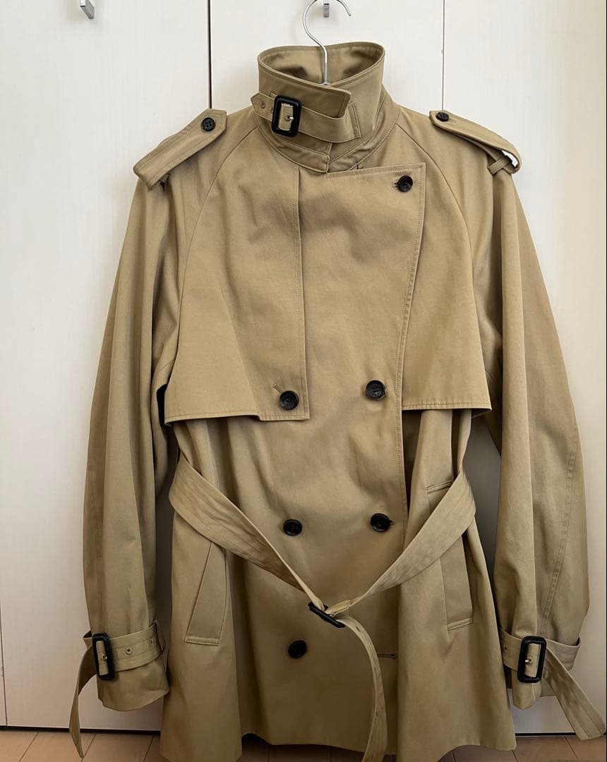anuans ハーフオーバートレンチコート Ｍ