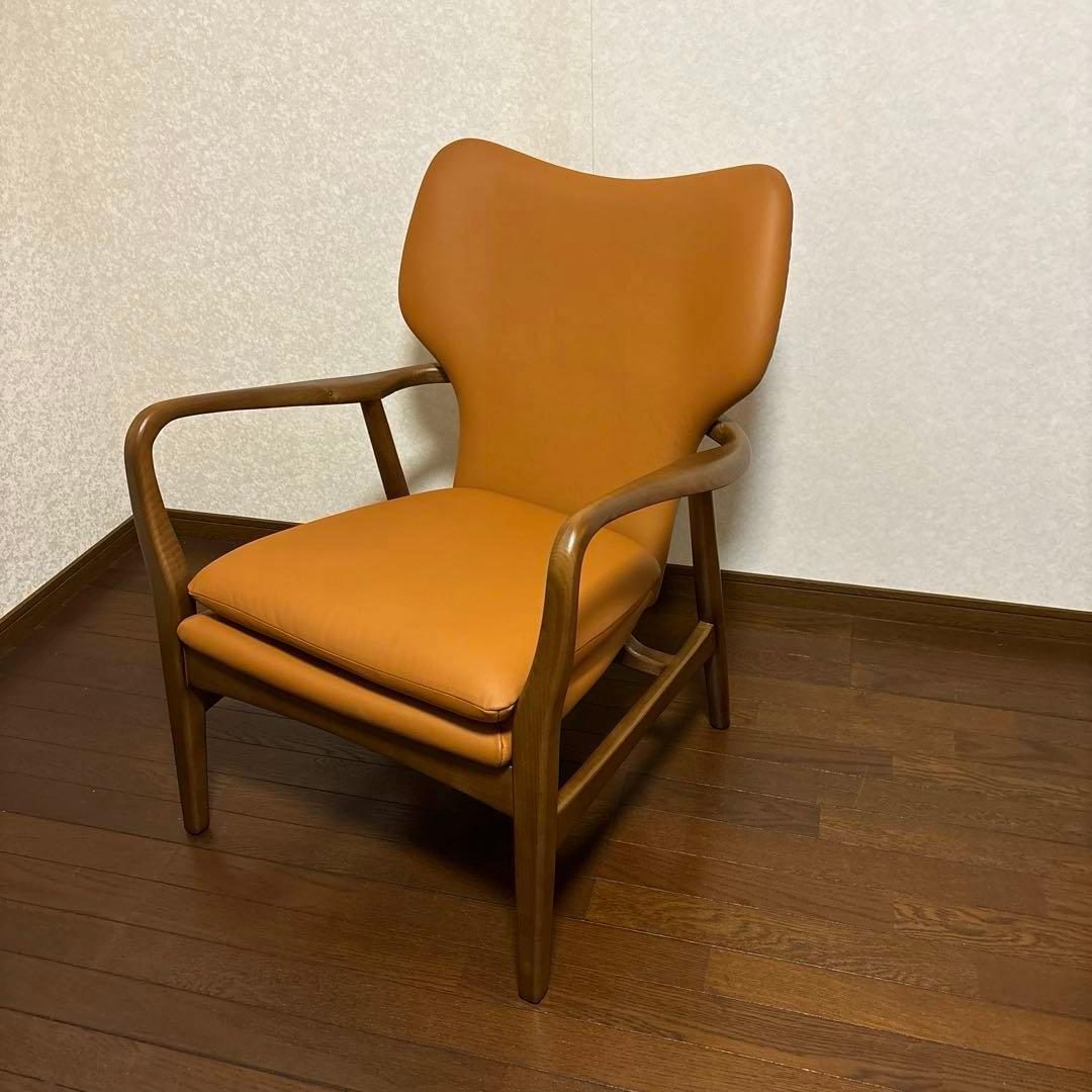 【極美品】フィンユール ラウンジチェア 総革 リプロダクト